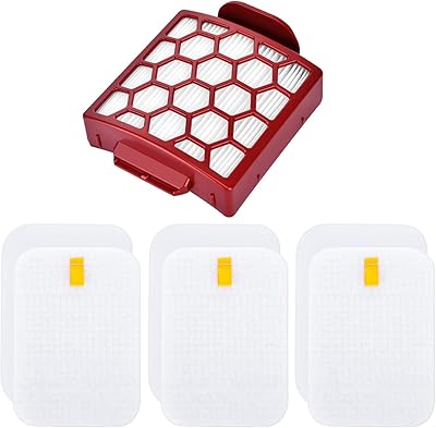 Artraise Vacuum Filter Replacement for Shark Navigator Pet Plus ZU51 NV150 NV251 NV255 and Zero-M Self-Cleaning Brushroll Pet Pro ZU62 ZU62C ZU60 ZU102 Upright Vacuum, Part #1238FT60 & 1239FT60