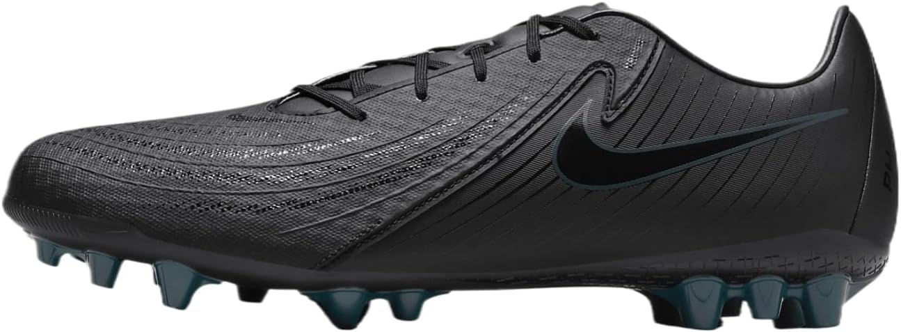 Nike Phantom GX 2 Academy AG Low Top Soccer Cleat FJ2552-002, Black/Deep Jungle/Black, Black/Deep Jungle/Black , 4.5