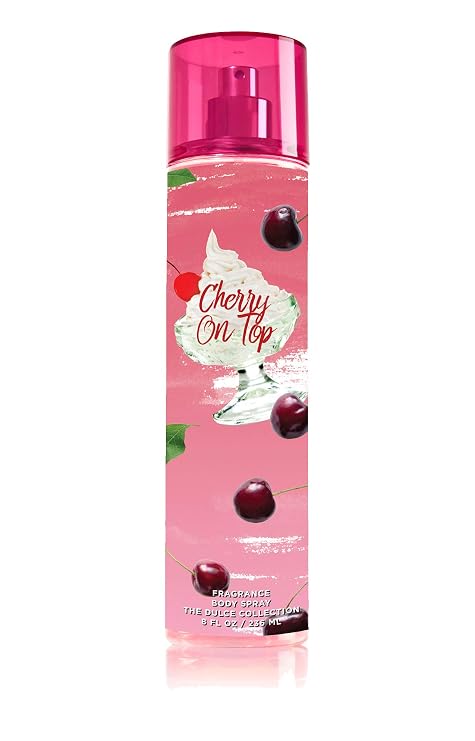 So French Body spray cherry on top for ladies, 8 Fl Oz