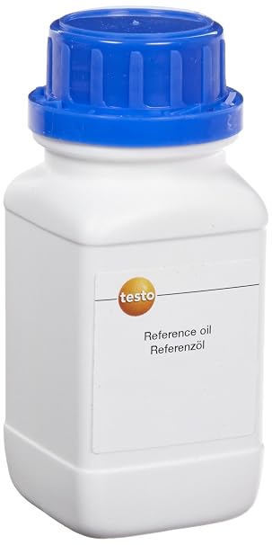 Testo 0554 2650 Analyzed Reference Oil, 100mL Bottle for 270 Oil Testers