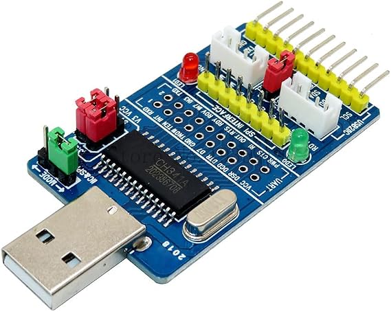 CH341A Multi-Protocol USB Adapter - I2C/IIC/SPI/UART/TTL/ISP & EPP/MEM Converter