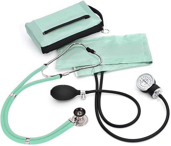 Prestige Medical Aneroid Sphygmomanometer/Sprague-Rappaport Kit, Aqua Sea