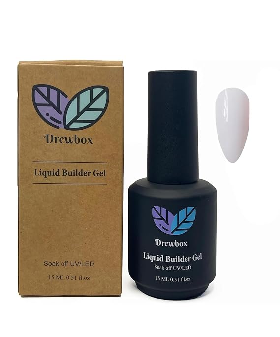 Builder Gel for Nails, Soak Off LED/UV Nail Extension Gel, 15 ml (Ice Queen)
