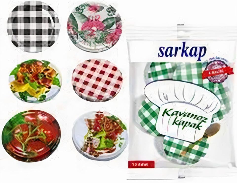 Pendulum 4 Pack 10 Pack Jar Lid Set with Hygienic Bag 4 Patterns 82 Mm Mixed Shipping