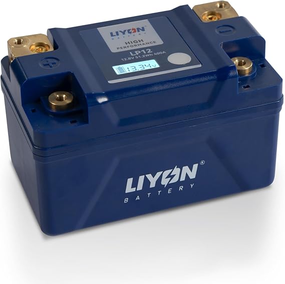 LIYON Multiple Fitment LiFePO4 Battery 12v 4Ah 400A 280 CCA