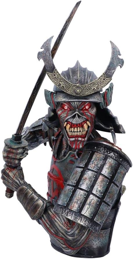 Nemesis Now Officially Licensed Iron Maiden Senjutsu Bust Box, Silver, 41cm