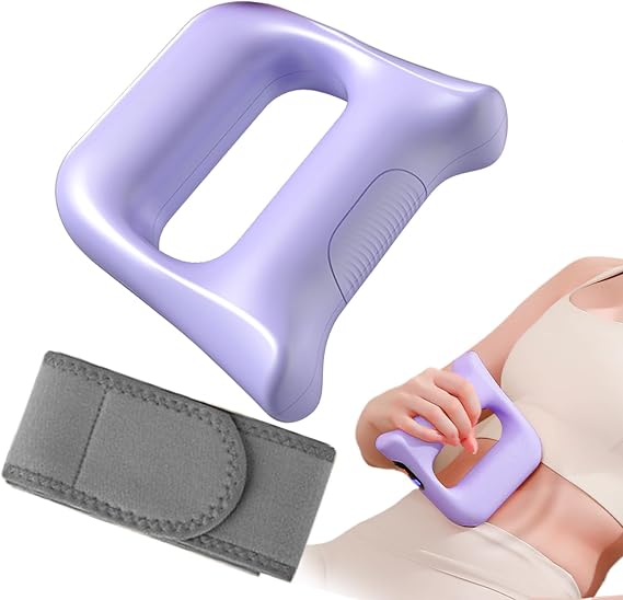 Deep Tissue Vibrations Massager, Cordless Massager Ring with 3 Modes & 5 Levels, Full Body Massagers with Belt, Fascial Release Ring for Belly, Legs, Waist, Neck, Arms, Muscle Knot Relax