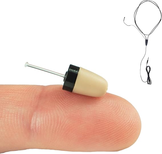 PingaOculto Spy Earpiece Hidden Exams (Vip Pro SuperMini + Microphone)