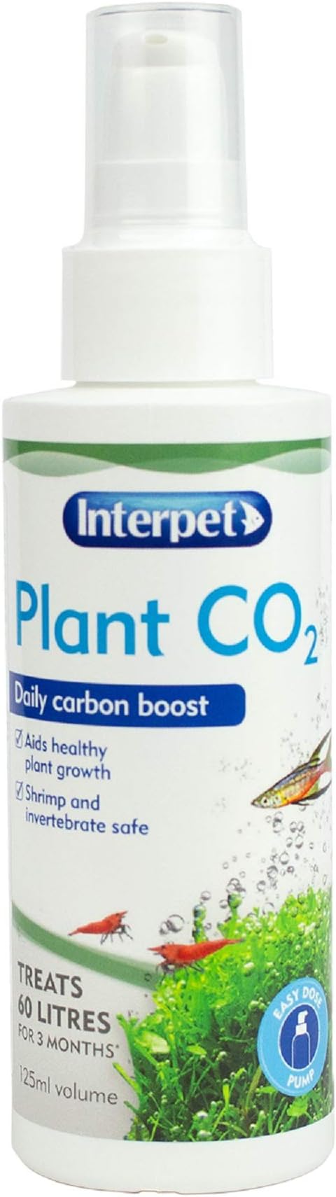 Interpet Liquid Aquarium Plant CO2 Daily Carbon Boost for Healthy Plant Growth 125ml