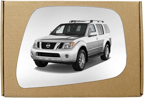 GAPlus Wing Mirror Glass Compatible with Nissan Pathfinder 2005-2008 STICK-ON Right Driver Off Side with Blind Spot