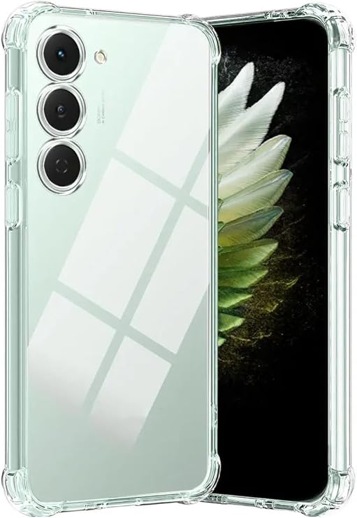Samsung Galaxy S21 Plus ile Uyumlu Kapak Kamera Korumalı Antişok Airbag Köşe Korumalı Silikon Şeffaf Kılıf