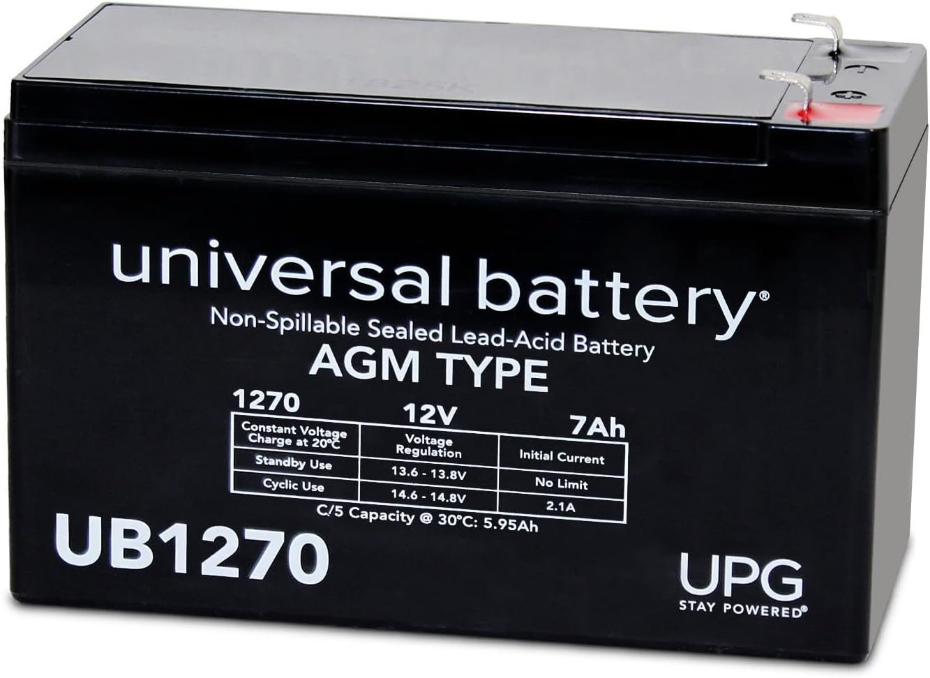 UPG 12V 7AH Battery for Henes Broon RC Ride On Toy Car Model T870-WHT