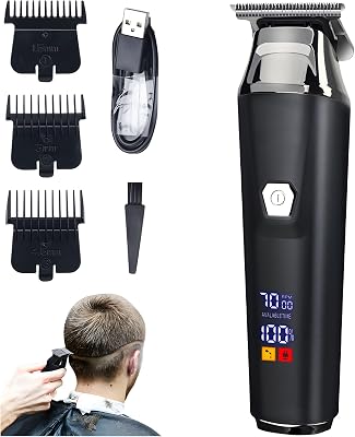 Household Digital Display Professional Electric Hair Clipper Set, Clippers and Trimmers Set with Maquinas De Cortar Pelo Profesionales Wall, Geta Clean, Fresh Haircut at Home 1 Set