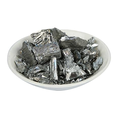 Crystal Tellurium, High Purity Te Tellurium Block, Tellurium Ingot, Tellurium Particle, Tellurium Elemental Substance, Purity Te99.9% (100g, Crystal Tellurium Te)