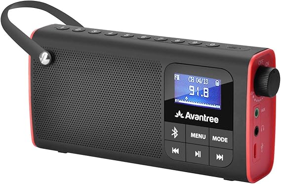 Avantree SP850 Portable 3-in-1 FM Radio with Bluetooth Speaker