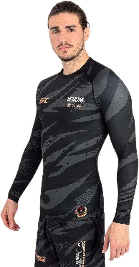 Venum Men's UFC Adrenaline by Venum Fight Week Performance Long Sleeve Rashguard