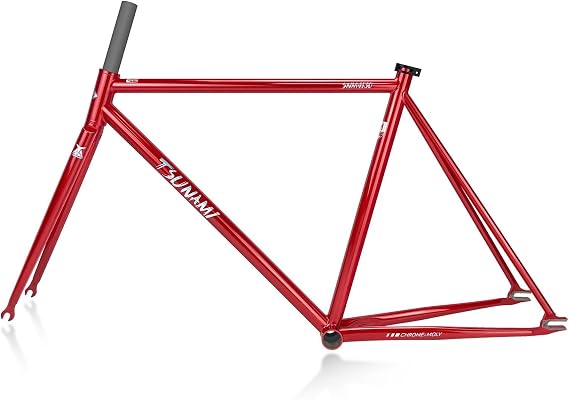 Fixed Gear Bike Frames 700C 50/52/55CM Cr-Mo Steel Bike Frameset C Brake Frame QR 100mm/120mm BSA BB68mm