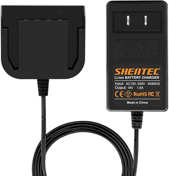 Shentec 18V Lithium Battery Charger Compatible with RIDGID R840085