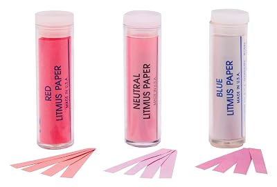 569870 Litmus Test Paper, Red 12 Vials of 100 Strips