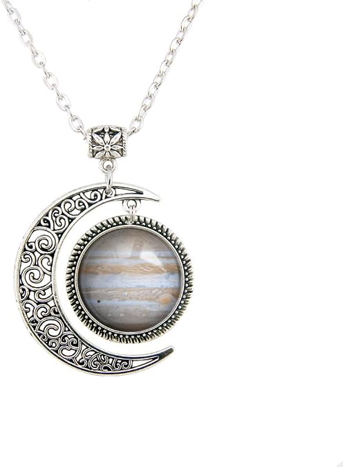 Beautiful Season DIY Galaxy Jewelry Mercury Venus Earth Mars Jupiter Saturn Neptune URAUNS Pluto Planet Pendant Necklace Gifts