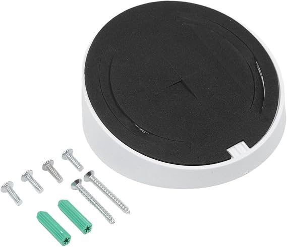 Inclined Ceiling Mount Bracket, for Hikvision Dome Cameras DS-1259ZJ, 15 Degree Angled Plastic Adapter, for DS-2CD21XX Series, White Wall Installation