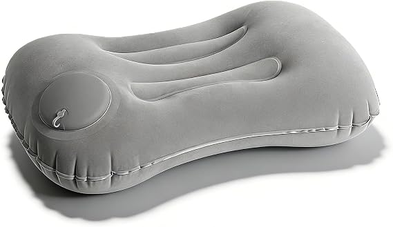 Ultralight Inflatable Travel Pillows, Compact Pillow, Gray