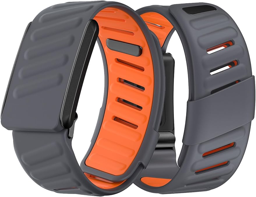 KUWAI Sports Bracelet Compatible with Whoop 5.0 for Men and Women Soft Silicone Replacement Strap for Whoop 5.0 Wristbands Adjustable Watch Strap for Whoop 5.0 Band