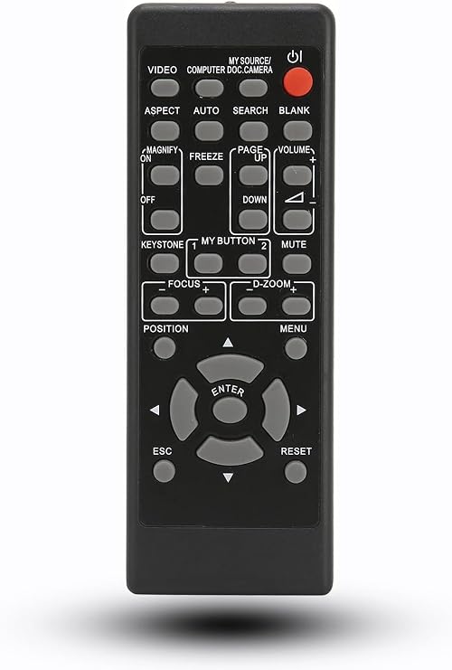 Replacement Remote Control for Hitachi Projectors CP-X206 CP-X250 CP-X253 CP-X255 CP-EX250 CP-EX250N CP-WX3014WN CP-X2530WN CP-BX301WN CP-CW251WN CP-X2011N CP-X2510 CP-X2515WN