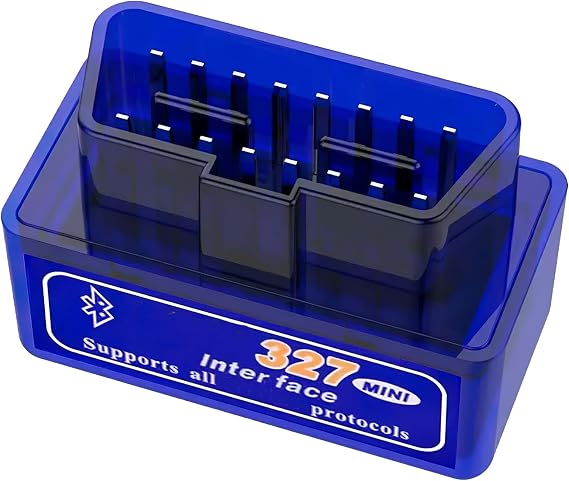 Mini Bluetooth Scanner for All Vehicles from 1996 Onwards Car Diagnostic Device for Android iOS Windows Real Time Vehicle Data Error Reader & Engine Diagnostic Tool