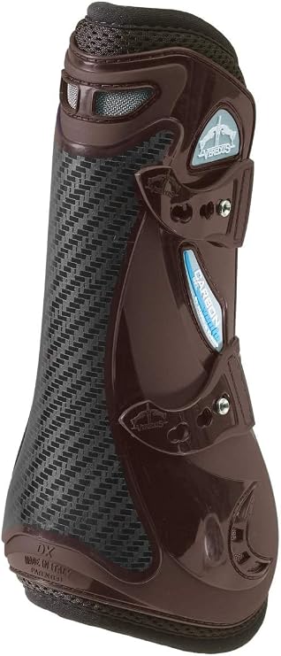 VEREDUS Carbon Gel Vento Open Front Black Horse Boot