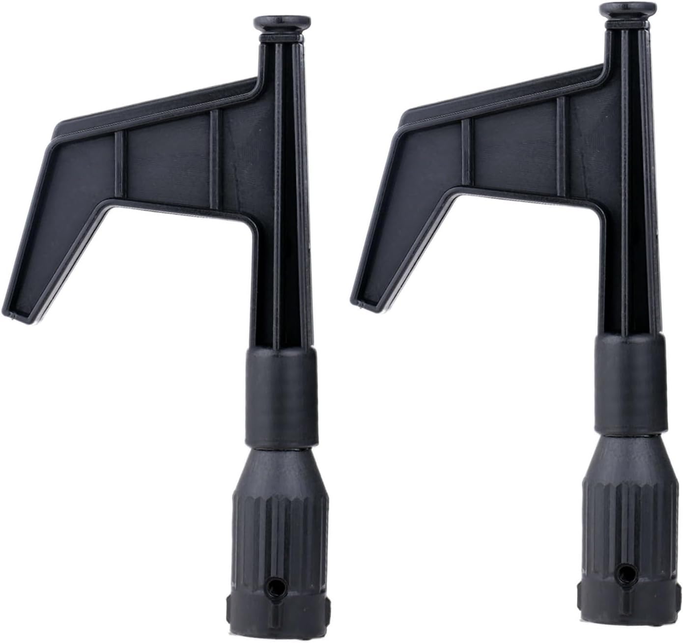 Yetaha 2PCS Nylon Boat Hook, 8.26 x4.13 Black Floating Extension Pole Attachment, Hook Head Replacements, Handy Hook for Boating Accessories