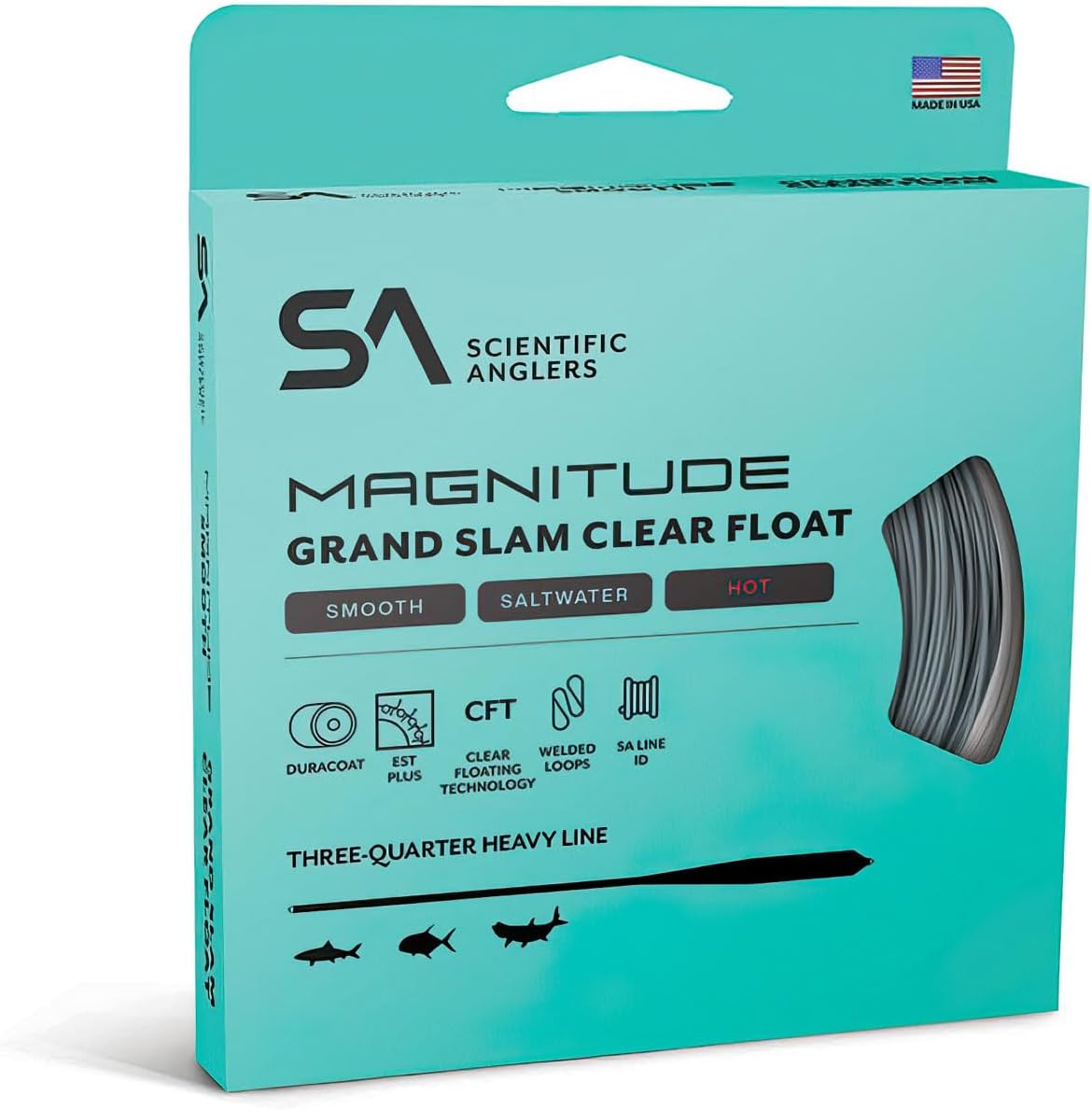 Scientific Anglers SA Magnitude Smooth Grand Slam 10 Clear Float Tip 10 wt