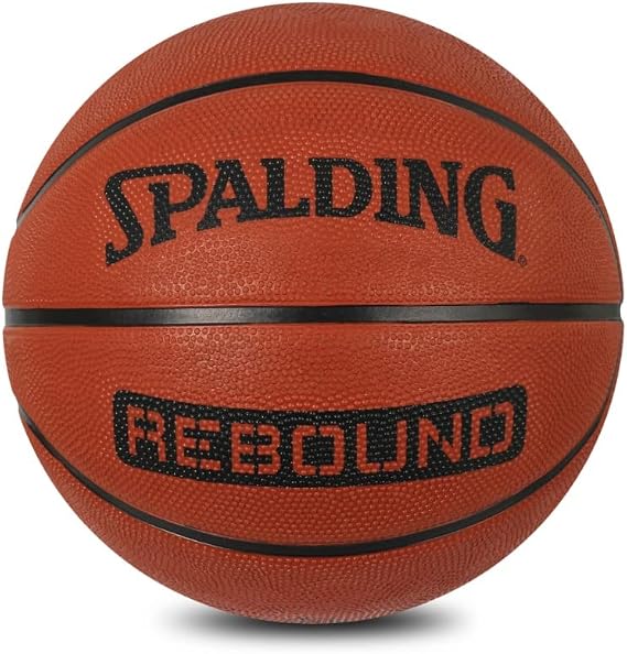Spalding NBA Rebound Basketball Ball Orange Grainy Textured Basketball Ball