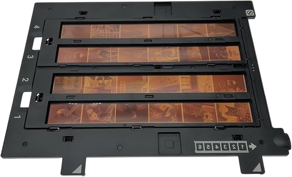 35mm / 135 Positive Photo Negative Film Holder Guide Compatible with Epson Perfection V700 V800 Photo V750 V850 Pro Scanner