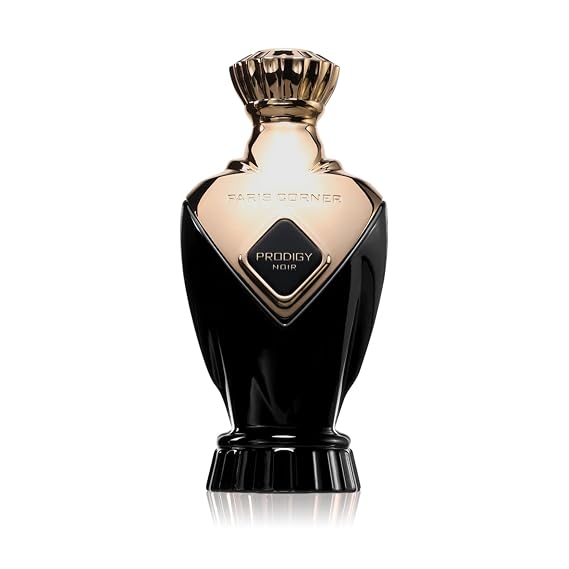 Paris Corner Prodigy Noir EDP Perfume 3.4 Fl Oz for Unisex | Luxurious and Mysterious Perfume for Women & Men | Featuring Bergamot, Warm Spices