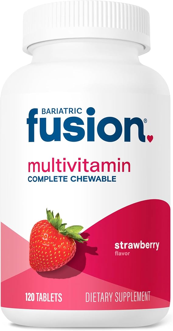 Bariatric Fusion Complete Multivitamin, Strawberry, 120 Chewable Tablets