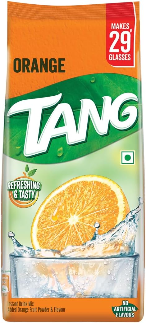Tang Orange Instant Drink Mix 500G Pouch - India