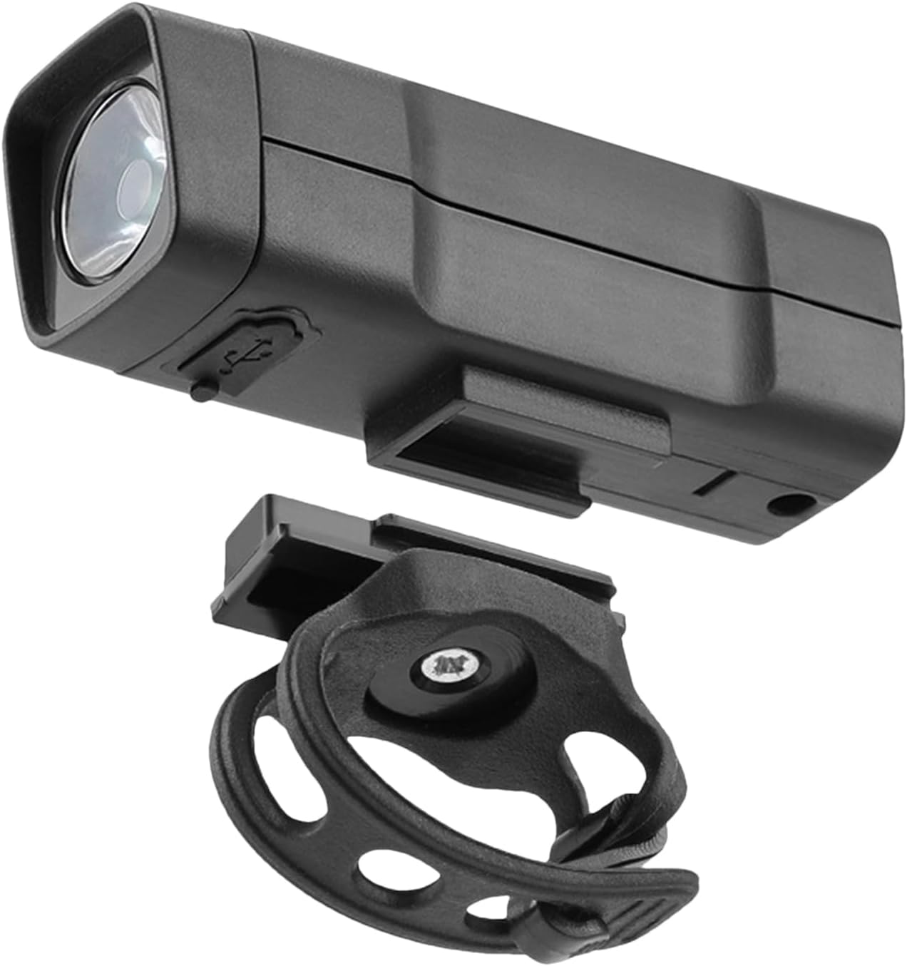 Front Bicycle Light - USB Rechargeable LED Bike Headlight, Ultra Bright Cycling Flashlight | Road and Mountain Biking, High lumns Night Riding Safety Lamp, Bike G USB Charging Bicycle Front Light
