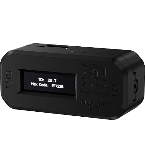 BIQU AJAX 3D TD1s Tester Calculate Transmission Distance Values and Color Code for Filament, HueForge Integration, No RFID, OLED Display, Latest TD1 Compatible with Bambu-Lab for Multi-Color Prints
