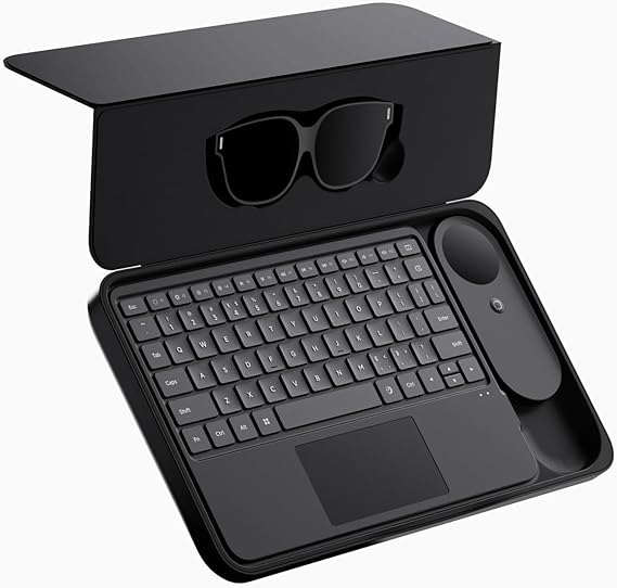 INAIR 2 Pro Elite Suite, All-in-One AR Glasses Bundle with Spatial Pod & Wireless Keyboard, 6-Screen Expansion, Real-Time 2D to 3D, PC Streaming, 3DoF Smart Glasses System