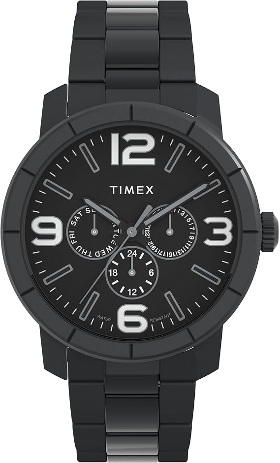 Timex Men's Mod 44mm Watch - Black Bracelet Dial Case