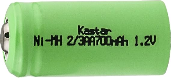 Kastar 2/3AA Rechargeable Ni-MH Battery Replacement for Solar Light, High Power Static Applications (Telecoms, UPS and Smart Grid), Electric Mopeds, Meters, Radios, RC Devices, Electric Tools