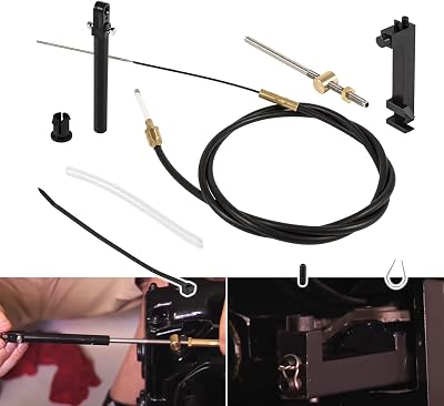 Bzsunway Lower Shift Cable Kit 865436A02 for MerCruiser Alpha Gen One & Two 1 2 MR MC