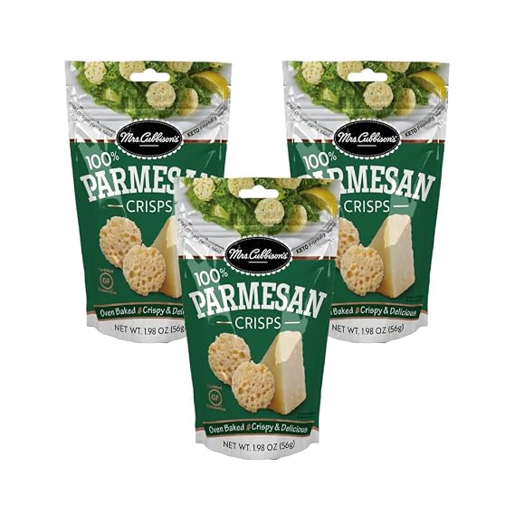Mrs. Cubbison's Cheese Crisps Great for Snacking and Salad Topper (1.98 Ounce (Pack of 3))