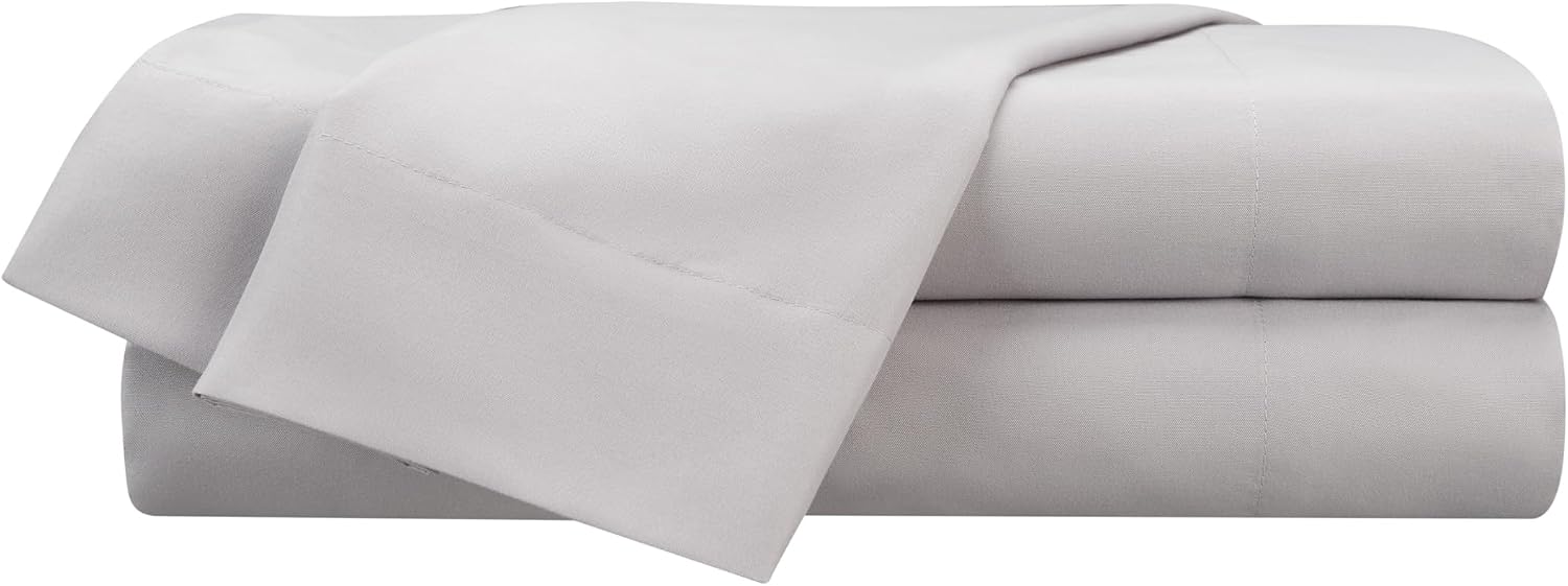 Martex Easy Living 4-Piece Queen Microfiber Sheet Set – Brushed Microfiber Sheets – Easy Care – Durable Bed Sheets – Lightweight Bedding Set – Light Gray