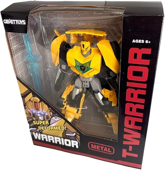 Gepettoys T-Warrior Metal Gövde Dönüşebilen Robot 20 cm