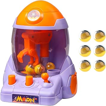Claw Machine Table Game Mini Arcade Game Fun Challenge Claw Machine Prize Dispenser Vending Toy Parent Child Interactive Toy