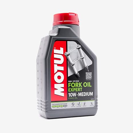 Motul Expert Fork Oil Medium 10W 1 Litre, Black