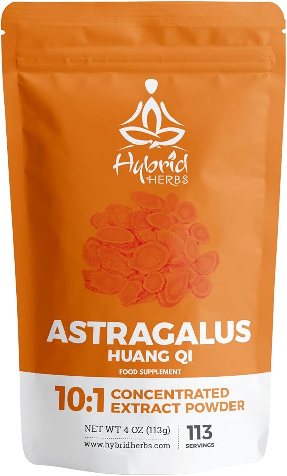 Astragalus Powder, High Potency Supplement, 113g