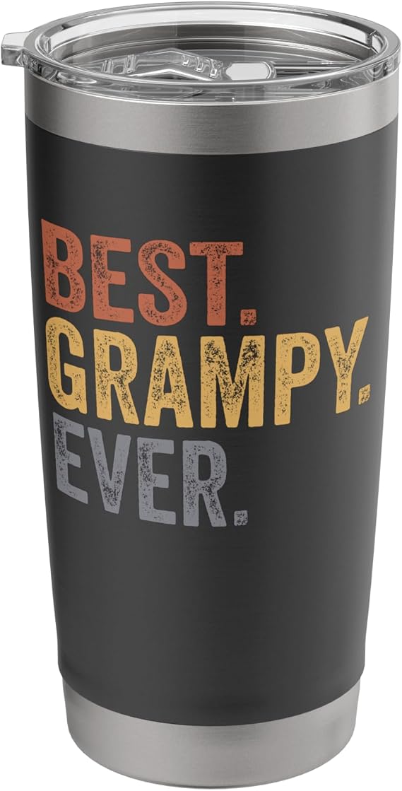 Best Grampy Ever Gifts From Grandkids Grampy Father's Day Stainless Steel Insulated Tumbler
